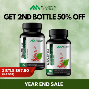 Millenia Herbs | Diacare 360 | Get 2nd Box @50% OFF