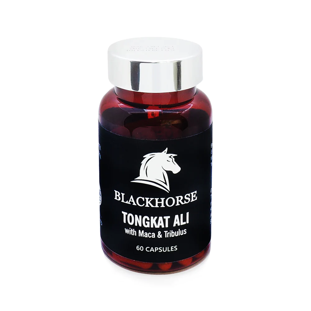 BLACK HORSE TONGKAT ALI WITH MACA & TRIBULUS 60 CAPS